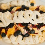 BANANA BLUEBERRY  SPLIT PANKCAKES